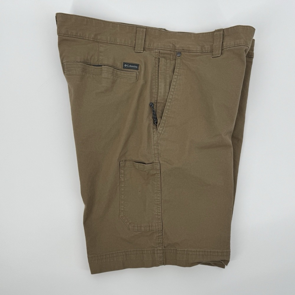 Columbia‎ Flex Shorts Men's 38W Brown Outdoor Hiking Utility Stretch Regular Fit